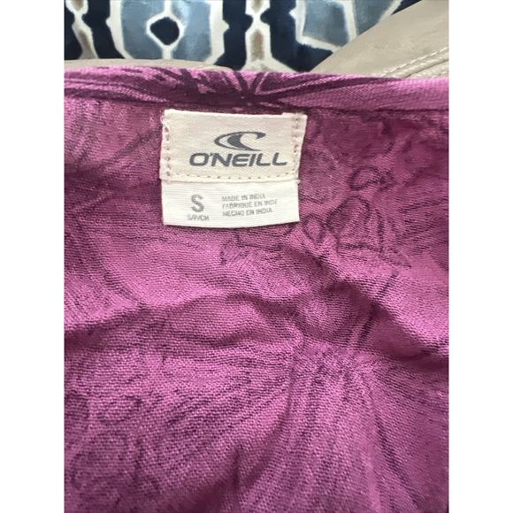 O'Neill Women's Imogen Coverup/Dress, Embroidered Purple, Size Small New Flowy - Picture 9 of 9